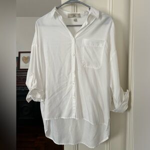 Thread & Supply white button down shirt, Size Medium